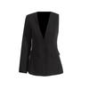 Personalized Street Style High-end Suit Women With Irregular One-sided Sleeves Small High Waist Wide-leg Pants