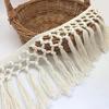 1 Yard 14cm Wide Tassel Trim Cotton Fringe Boho Macrame Tassel Ribbon For DIY Craft Hometextile Curtain Sewing Accessories