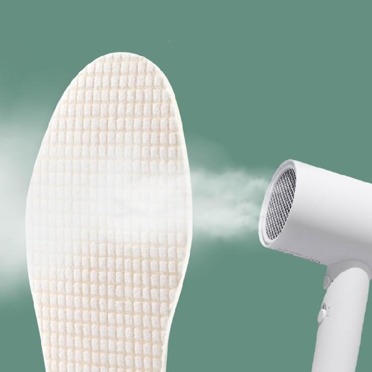 4 Pairs Odor Resistant Terry Cloth Latex Insoles Lightweight Design Shoe Inserts Cushion for Barefoot Shoes Size 35-46