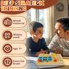 Tic-Tac-Two Board Game Wooden Jigsaw Block Puzzle Game Strategy Based Board Game Montessori Educational Gift for Kids OX Chess
