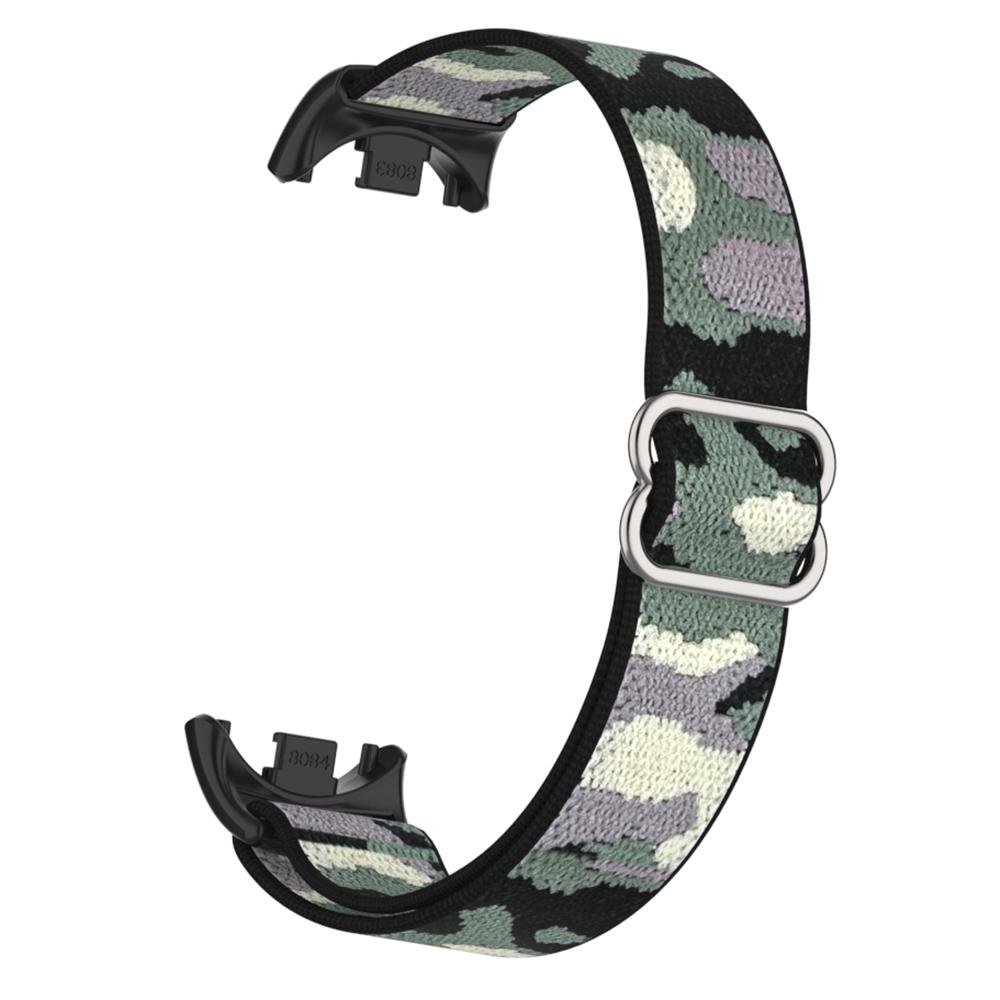 For Xiaomi Smart Band 9/Smart Band 8 Nylon Wrist Strap with Connector Elastic Watch Band