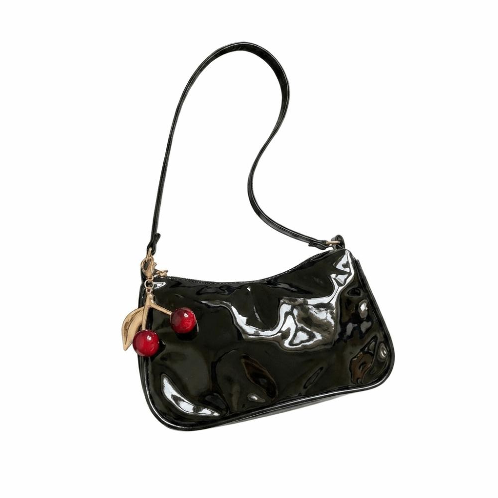 Korean Style Crossbody Bag PU Leather Underarm Purse Casual Women Shoulder Bag Daily