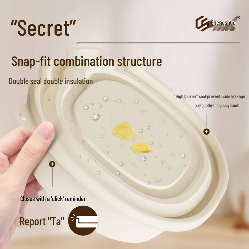 Disposable 1000ml Corn Starch Degradable Meal Boxes