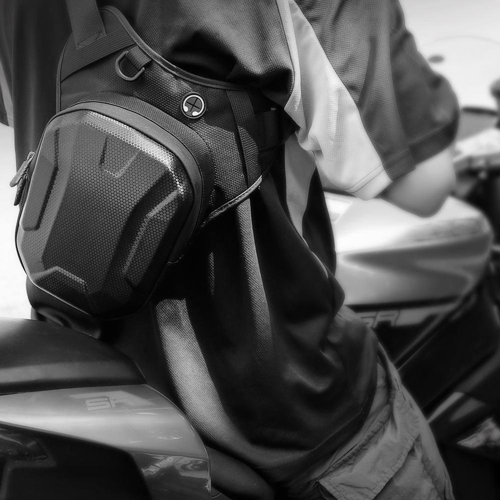 Motorrad Beintasche Wasserdichte Motorrad Hüfttasche mit Mehreren Taschen Motorrad Beintasche Seite Motorrad Brusttasche für Männer Frauen