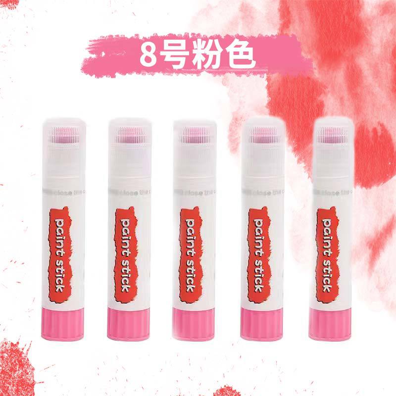 Water-soluble Quick-drying Solid Gouache Stick Special Painting Watercolor Pen for Students and Children
