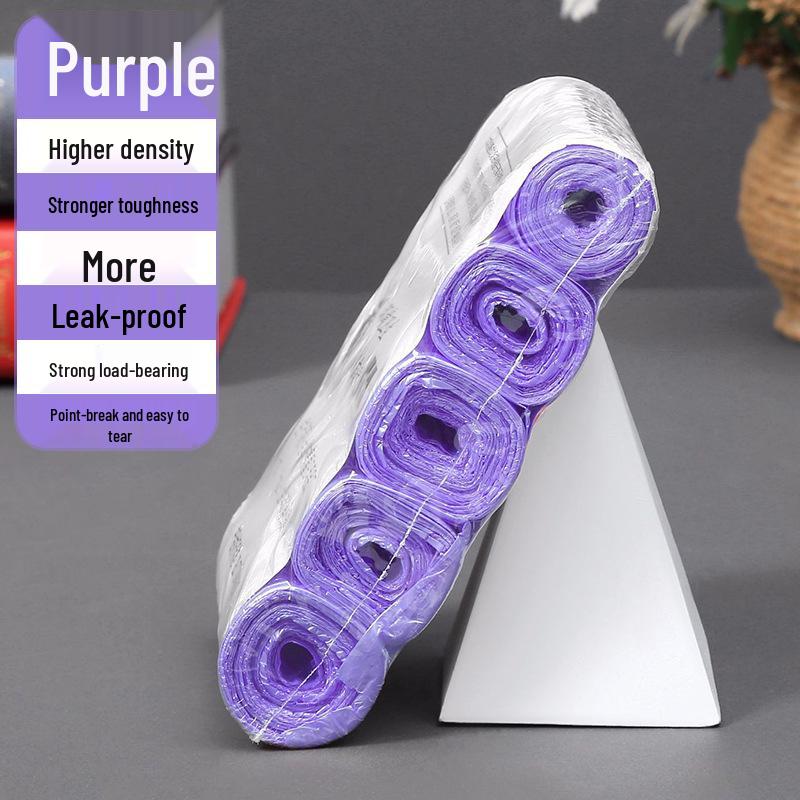 Disposable Tear-off Flat-mouth Trash Bags for Kitchen & Bathroom