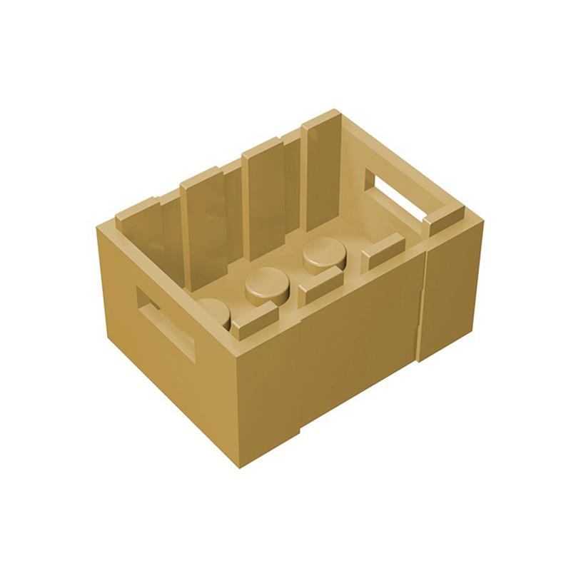 Non-Toxic Moc 10Pcs 30150 Container Crate 3X4X1 Building Blocks Kit 2/3 Handholds Particle Educational Diy Toy Children Birthday Kid Gifts