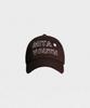 Mitayuseu Lettering Washed Ball Cap [Brown]