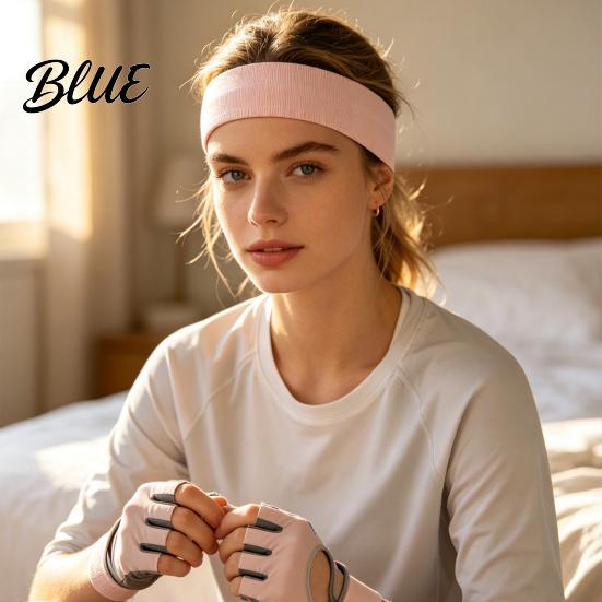 Elastic Sports Headband for Fitness Training Non-slip Men Women Breathable Yoga Headband Moisture Stretchy Ball Games Wicking Sweatband Running And