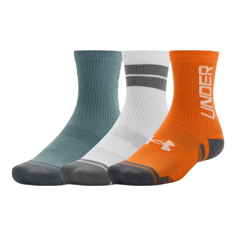 Under Armour UA Performance Tech Unisex Mid-Calf Training Socks - 3 Pair Pack M