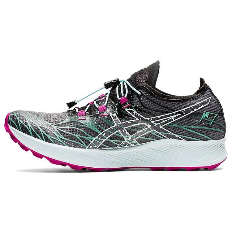 Asics Fuji Speed Black Soothing Sea Women Sneakers 1012B176-001