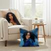 American Singer Star S-Sza Cushion Cover Natural Linen Organic Fabric Double-Sided Printing Sofa Home Decor Gift Pillow Cover