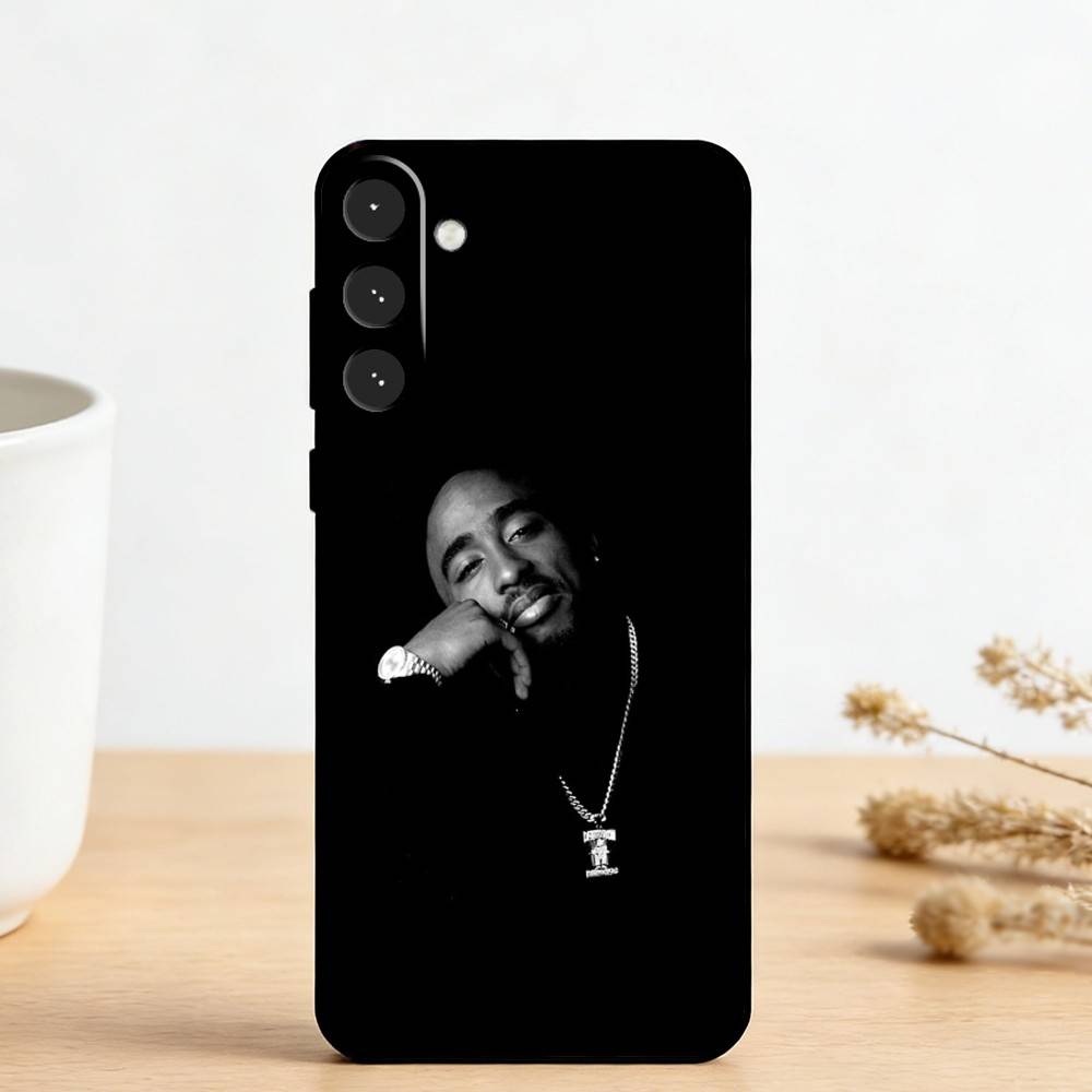 2Pac T-Tupac Shakur Rap Rapper Handyhülle Für Samsung Galaxy A73,A72,A71,A70,A53,A52,A51,Andere Weiche Schwarze Hülle