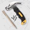 German Imported Sheep's Horn Hammer: High-Carbon Steel, Woodworking Nail Puller, Household Hand Tool.