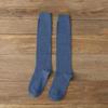 Women's Cotton Knee High Socks, Casual Solid Color Knit Knee Socks Mutiplecolors