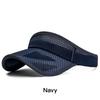 Verstellbare Atmungsaktive Anti-UV Leere Oberseite Sonnenschirm Unisex Kappe Für Outdoor-Sportarten Tennis Golf Laufen Strand Reisen Party