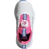Adidas FORTARUN 4.0 Abrasion Resistant Low Top Kids' Running Shoes White Pink Blue Kids' Sneakers HP3586