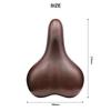Bicycle Saddle Thicken PU Leather Sponge Shockproof Mountain Road Bike Soft Comfortable Seat Cushion Cycling Accessories