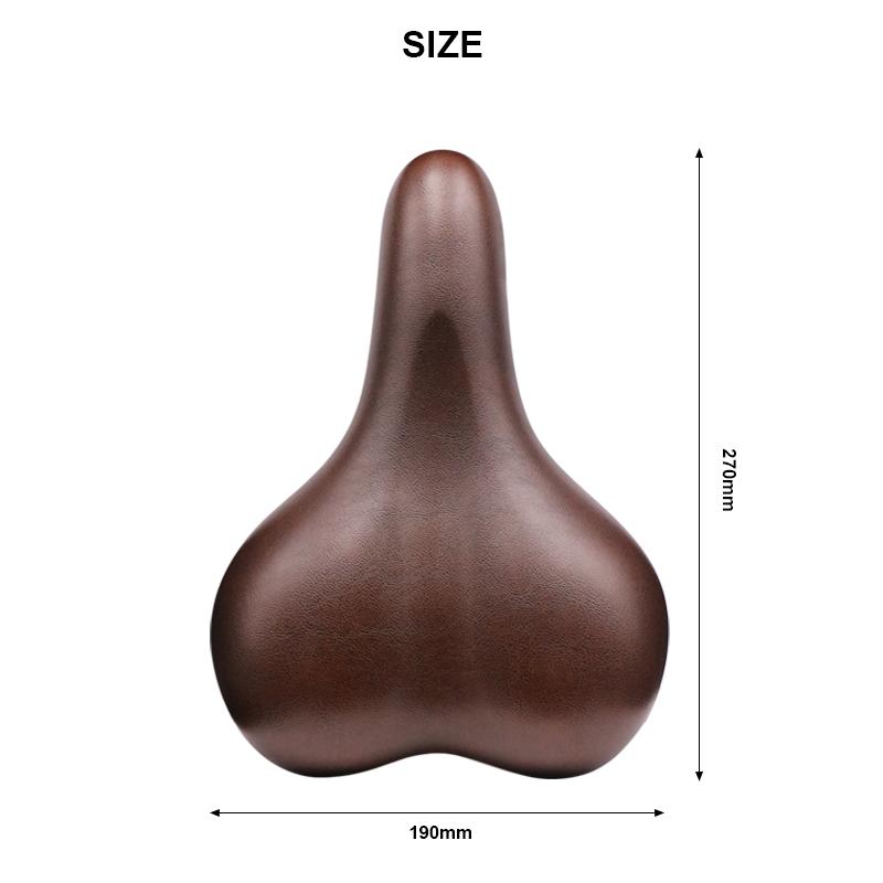 Bicycle Saddle Thicken PU Leather Sponge Shockproof Mountain Road Bike Soft Comfortable Seat Cushion Cycling Accessories