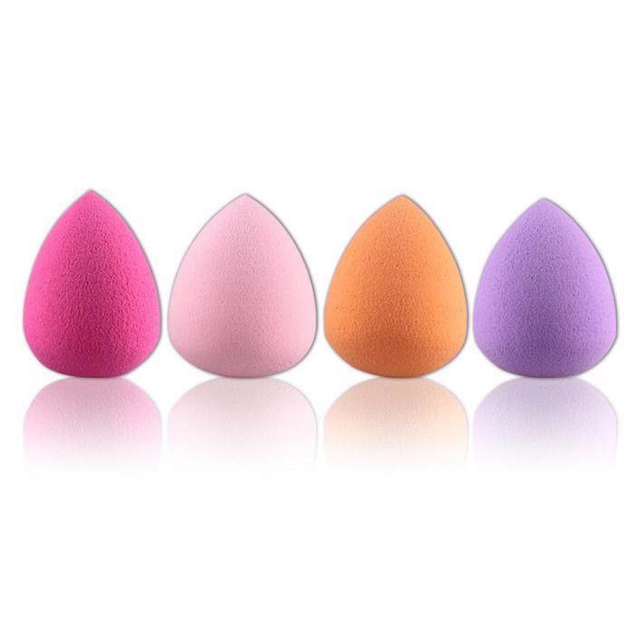 4pcs Pro Makeup  Foundation Puff Multi Shape Sponges