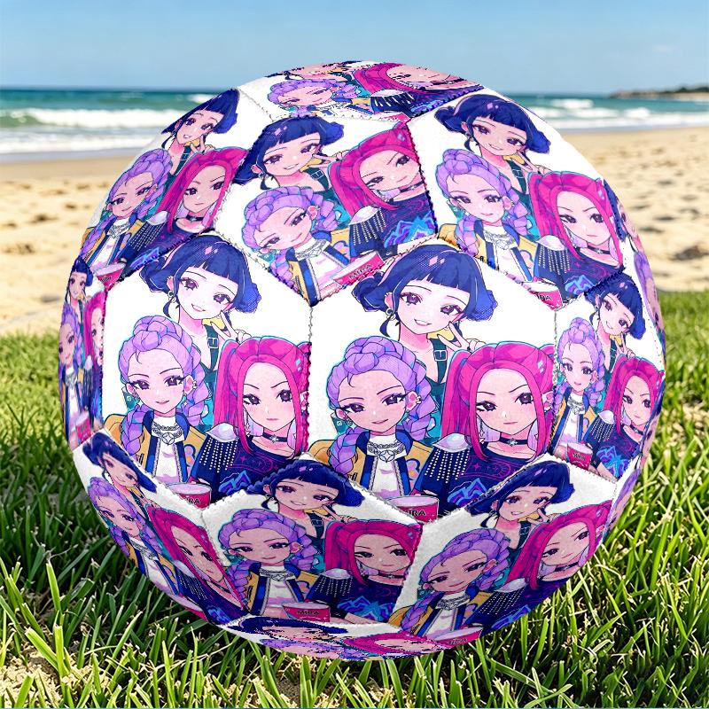 Singer Print Size 5 Soccer Ball, PU Wear Resistant Football for Match Training and Daily Practice, Birthday Gift for Soccer Fans