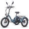 Fafrees Tricicletă electrică pliabilă pentru marfă F20 Mate L2E-P Certificată, motor 48V 500W, 3 moduri de mers, capacitate maximă de încărcare de 180kg.