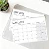 New Jan. 2026 - Jun. 2027 2026 Calendar with Hook Holidays Marked Wall Calendar Thick Paper Colorful Hanging Calendar Office