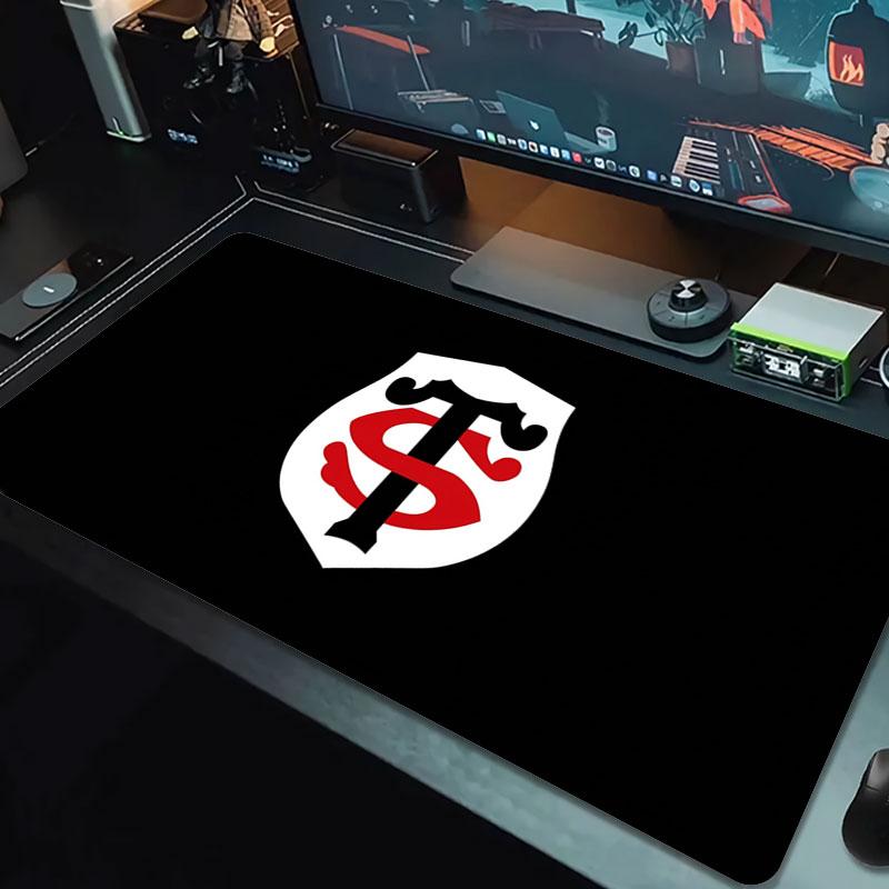 Black Symbol Large Size Mouse Pad Large Gaming Table Cushion Nonslip Laptop Tablet Big Mousepad Xxl Mat Mini Pc Playmat With Lock Edge