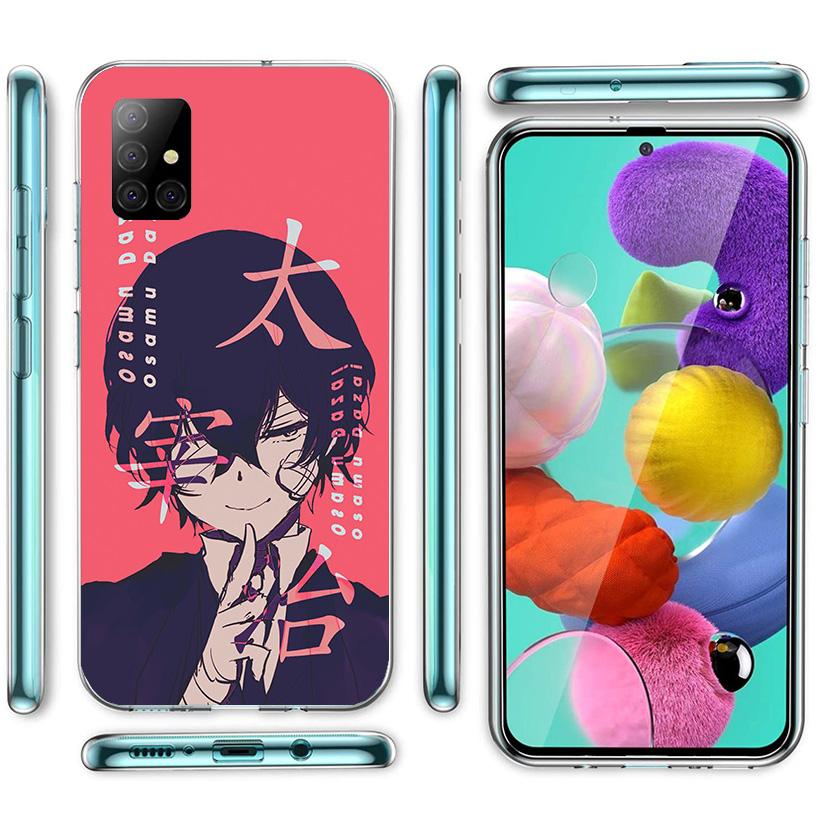 Bungo Stray Dogs Dazai Phone Case For Samsung Galaxy A52 A32 A22 A12 A02S A50S A30S A51 A31 AA71 Note 20 Ultra 10 S10 Plus Galax