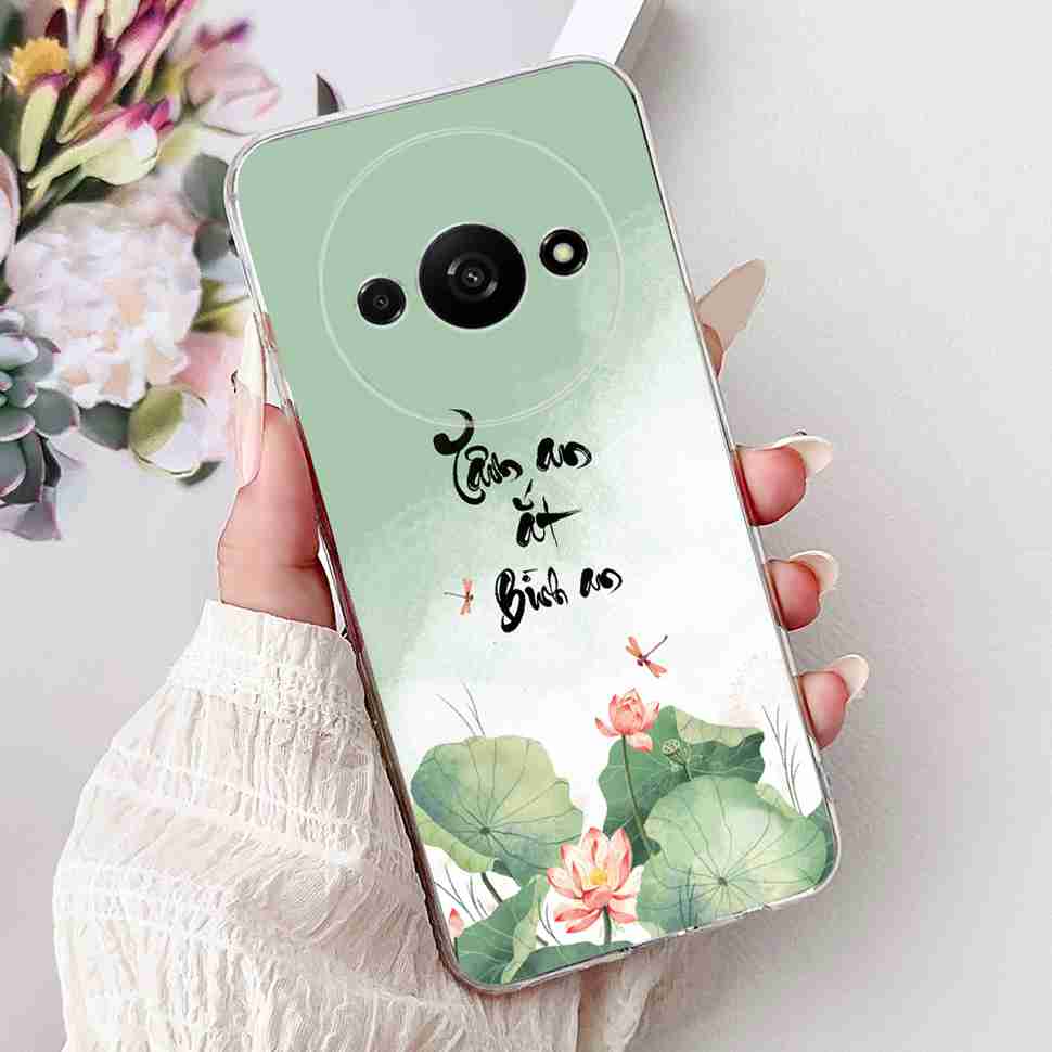 For Xiaomi Redmi A3 Case 6.71" Soft Silicone Beautiful Painting Back Cover For Redmi A3 RedmiA3 Phone Case Bags