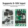 DC 9-18V Car LED Headlight Driver Board 9V 3A Output for High Power LED Light COB/1860/3570/ZES Chip Adjustable High/Low Beam
