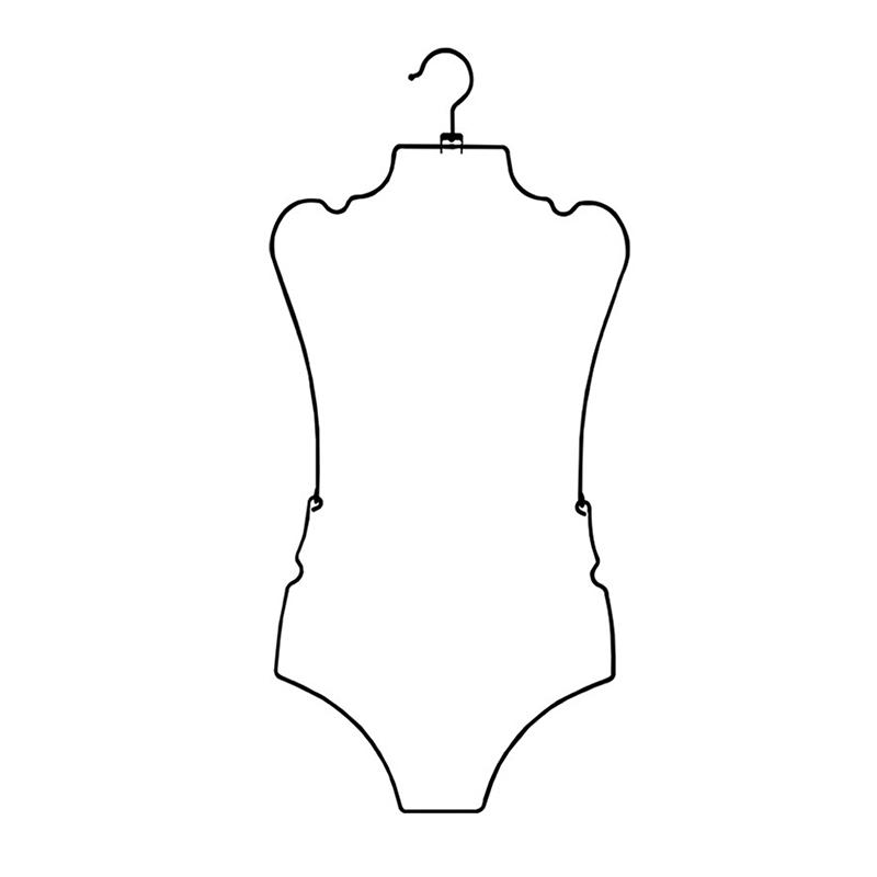 Body Shape Lingerie Hanger Foldable Durable Closet Organizer Swimsuit Hanger For Closet For Stores Boutiques Show Window Bedroom