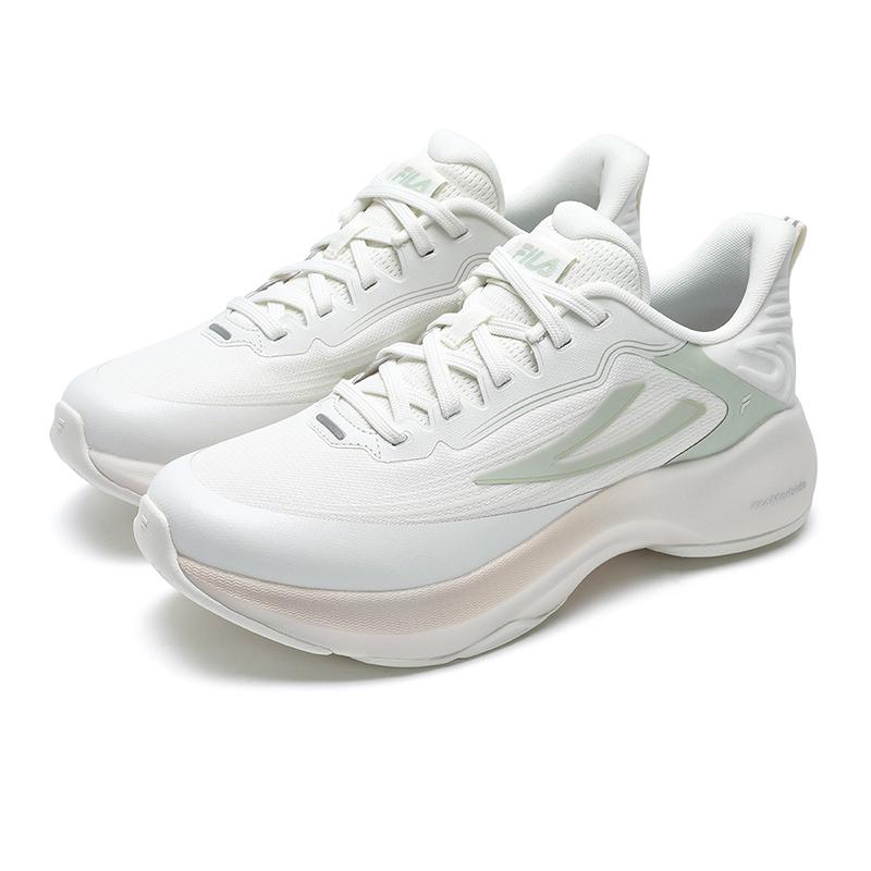 FILA Flow 2 Comfortable Minimalist Low-Top Running Shoes Women sneaker White A12W441117FSW