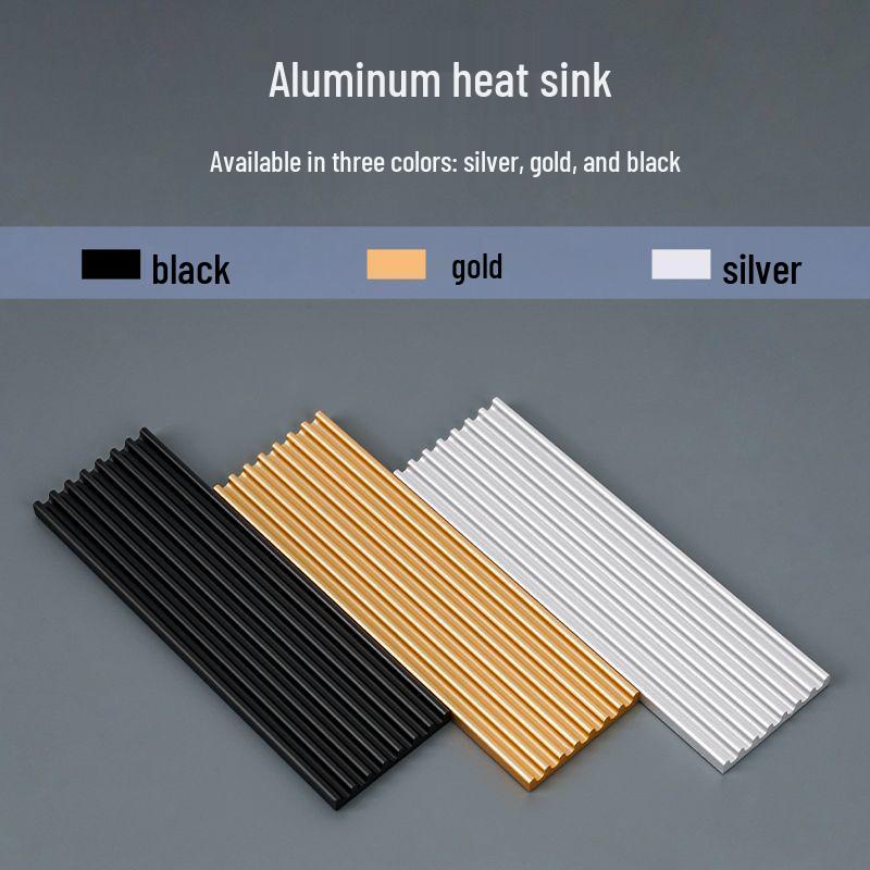 M.2 2280 Aluminum Alloy SSD Heatsink with High Thermal Conductivity