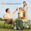 41L Festival Trolley on Wheels, Compact Garden Folding Trolley Cart