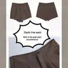 2022 Summer Korean Style Women's High-Waisted A-Line Wide-Leg Casual Shorts