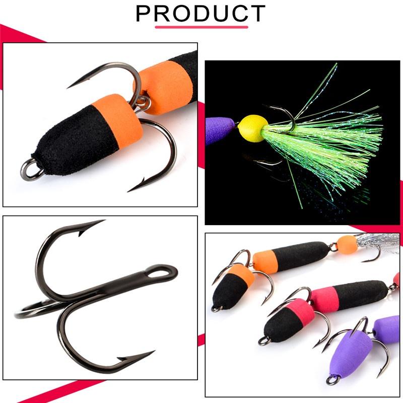 FishKing 1PC Soft Bass Lure Insect Lure With Sharp Hooks Weight 3.4G 4.7G Big/Small Size