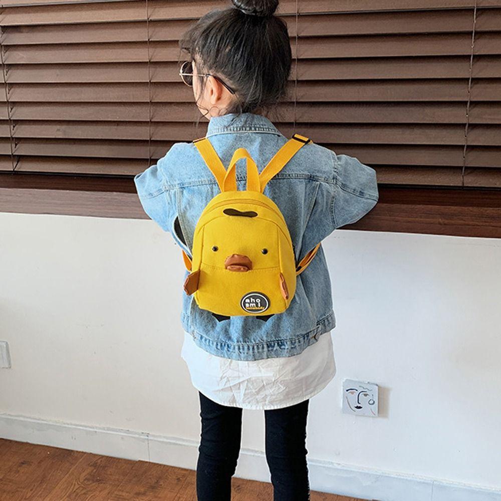 Lightweight Children's School Bag Cartoon Cartoon Shoulder Bag Duck Toddler Backpack  Student