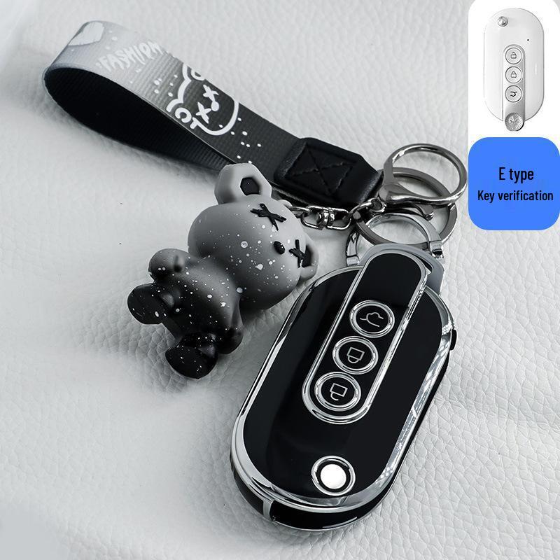 Key Case Shell for Wuling Hongguang MiniEV Macaron 2022 - GAMEBOY GB Design