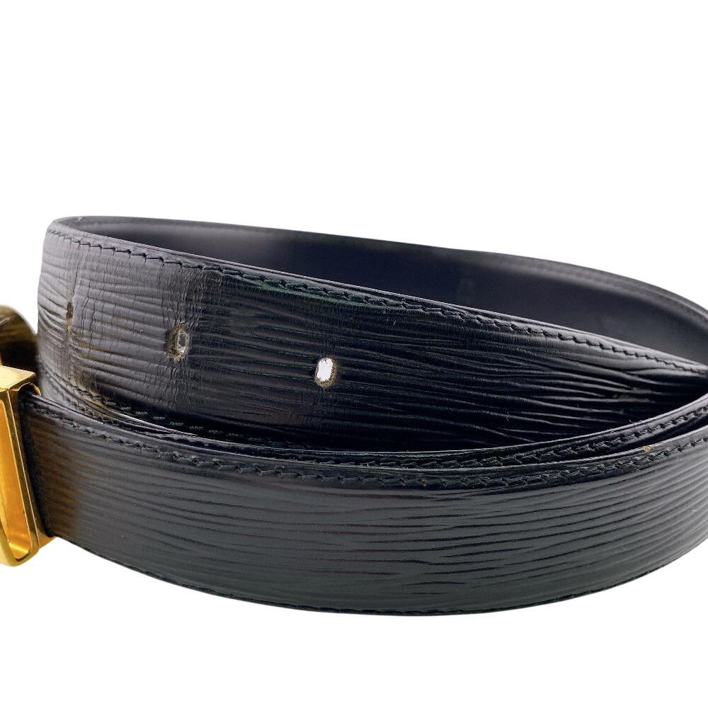 LOUIS VUITTON M6832Q Epi Epi Saintur Classic belt black Epi Used