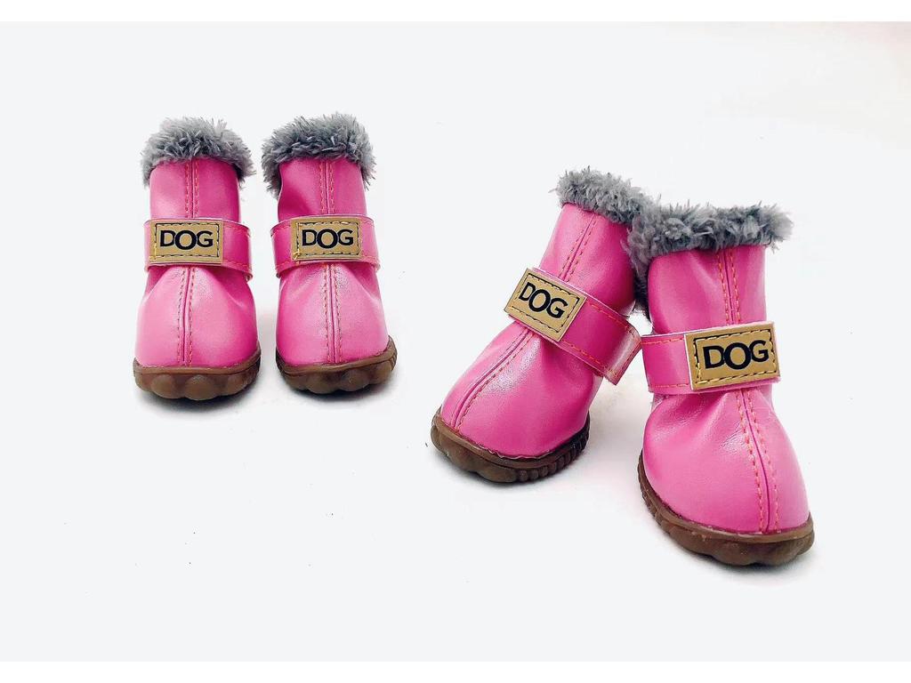 Bawełniane Zimowe Buty dla Szczeniąt Pomeraniana i Bichona Frise - Zestaw Butów na Jesień i Zimę