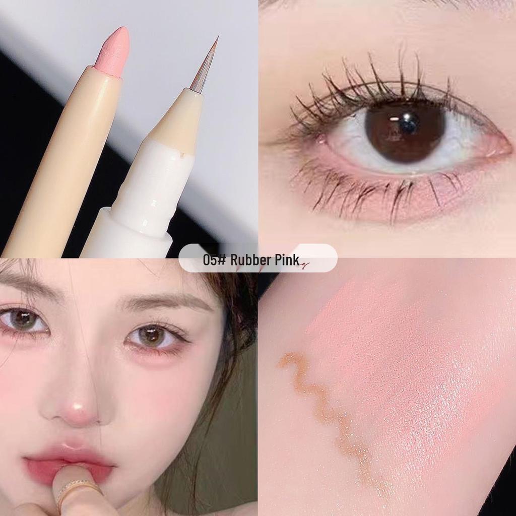 Sweet Mint Double-Ended Tear Trough Pen - Highlighting & Shadow Pen for Matte, Natural Lower Eyelid Brightening & Contouring
