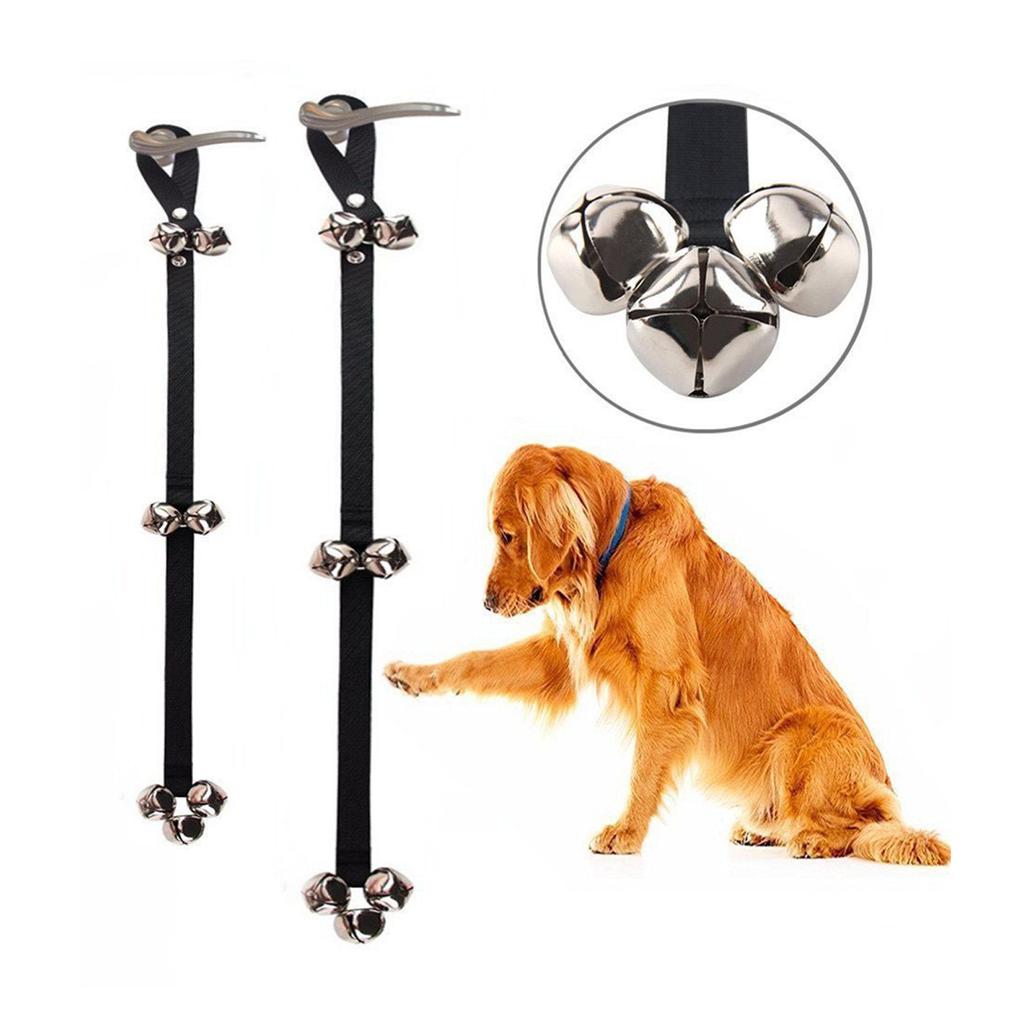 Dog Doorbell Training Adjustable Doorbell Dog Bell Suitable For Changing Dog Barking Scratching Door Toilet Training Dog Bell 4