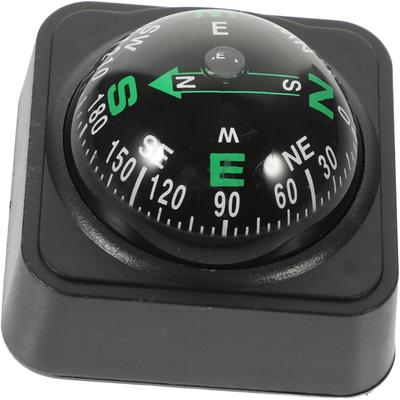 Pocket Compass Ball Portable Auto Compass Pointer Accurate Navigation for Cars Boats Outdoor Use Compact Dashboard