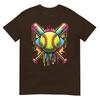 Softball Girl Ice Cream Softball Drip TShirt