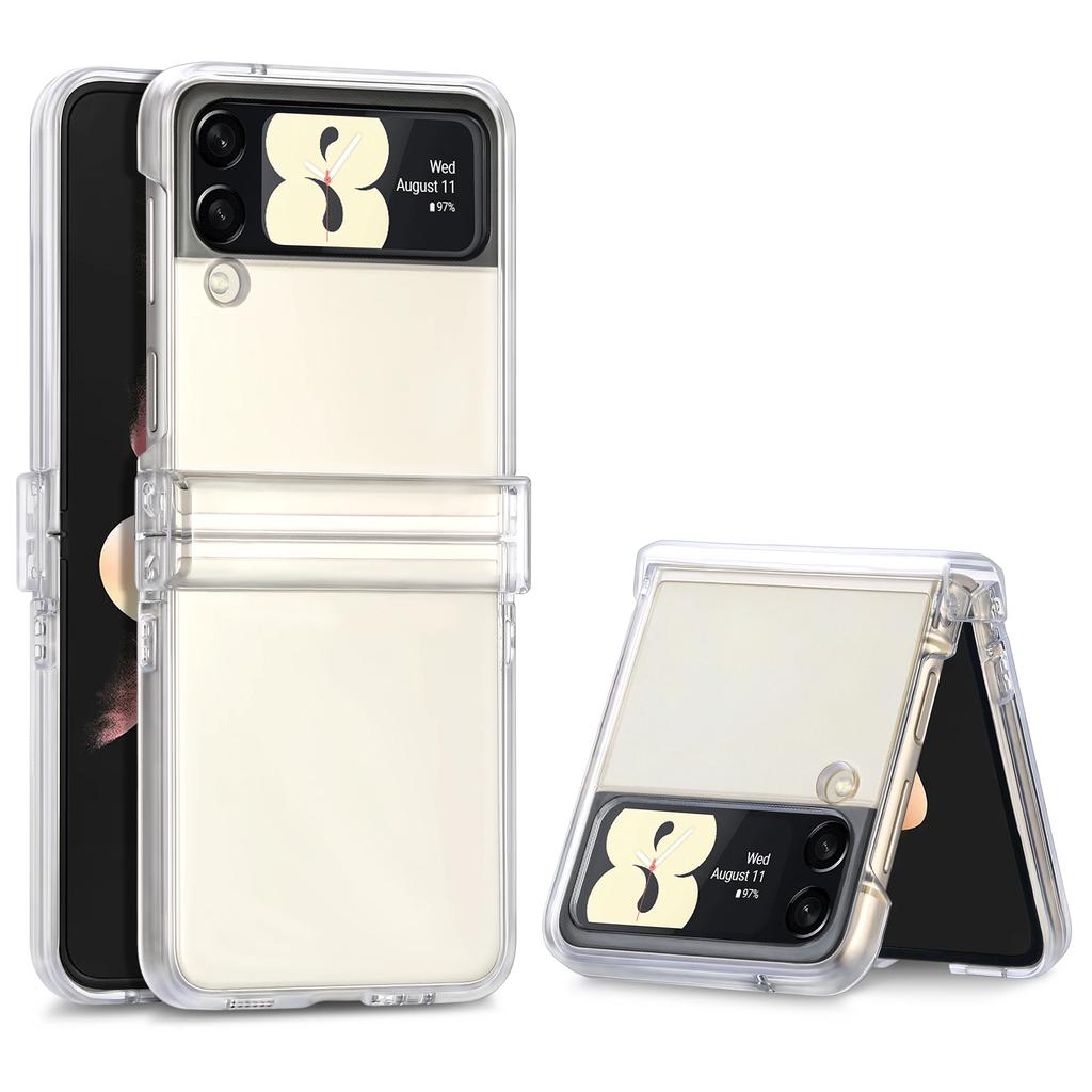 Mobile Phone Clear Cover Case for Samsung Galaxy Z Flip 7 FE 6 5 5G Flip7 Flip6 Flip5 Flip3 Flip4 Flip 3 4 Protection Funda