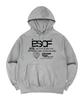 Escape From Black Heart Crew Collection Print Hoodie Gray