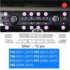 For BMW 5 6 7 Series 5GT F10 F11 F06 F07 F12 F01 F02 Heater Climate Air Conditioning Control Panel Button Cover Automotive Parts