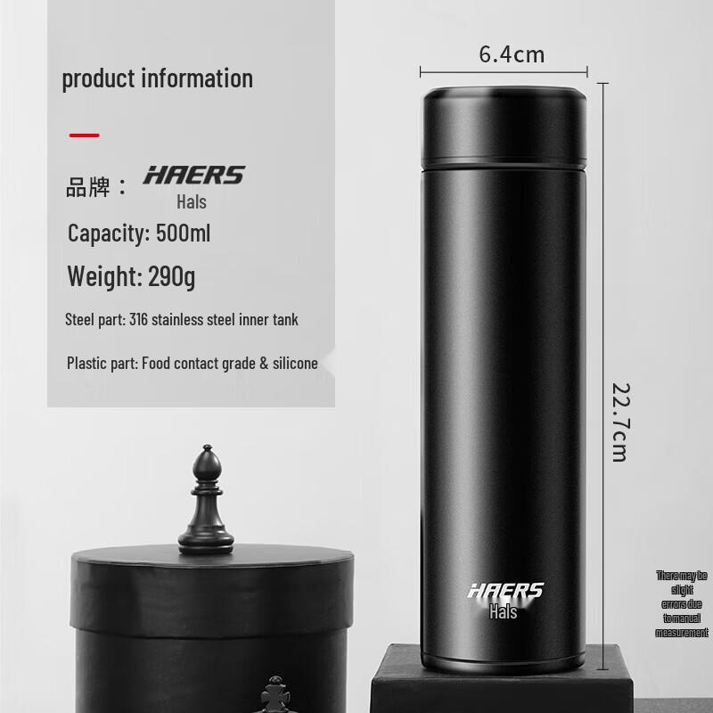 HAERS 316 Stainless Steel Business Insulated Cup