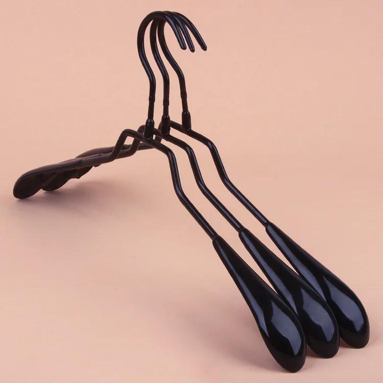 5/10/15pcs Non-slip Clothes Hangers Korean High-end Traceless Black White Clothes Drying Rack Coats Suits Dresses Closet Storage